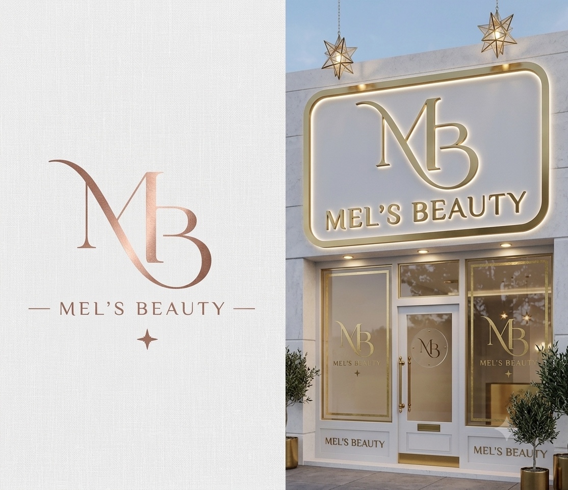 Mel's Beauty storefront inside Castillo 502, Lawndale CA